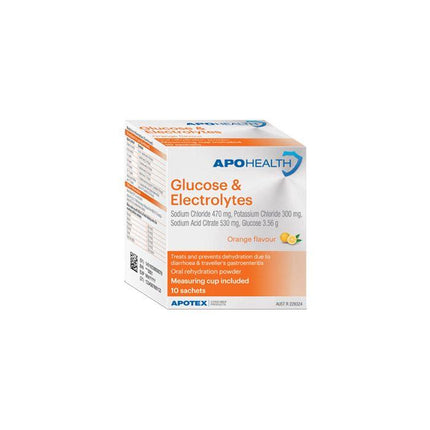 Apo Health Glucose Electrolyte 10 Sachets - OhYouLuckyDuck.com.au