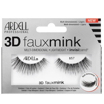 Ardell 3D Faux Mink Multi Dimensional Eyelashes Black 857