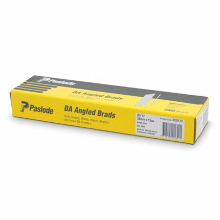 Paslode Nails 38mm 15 Gauge DA17 Series Bright Brad 3000