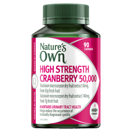 No High Strength Cranberry 50,000MG Caps 90 - OhYouLuckyDuck.com.au