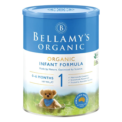 Bellamy's Organic Step 1 Infant Formula 900G