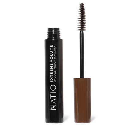 Natio Extreme Volume Smudge Proof Mascara Brown - OhYouLuckyDuck.com.au