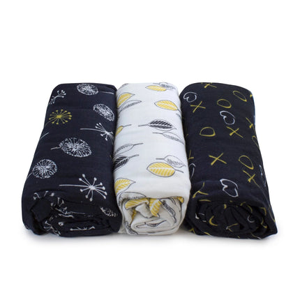 Bamboo Night Sky Muslin Wrap 3Pk