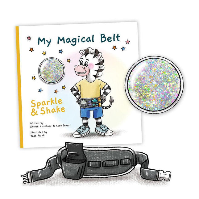 My Magical Belt Sparkle & Shake Book, Sparkle Disc and Belt - OhYouLuckyDuck.com.au