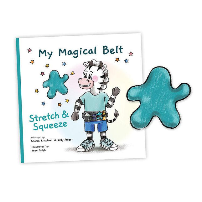 My Magical Belt Stretch & Squeeze Book and Squishy Toy - OhYouLuckyDuck.com.au