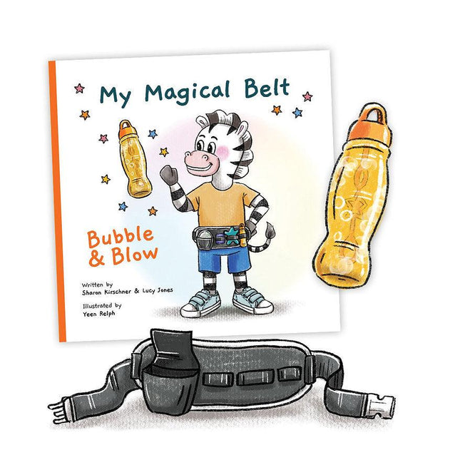 My Magical Belt Bubble & Blow Book, Bubble Bottle and Belt - OhYouLuckyDuck.com.au
