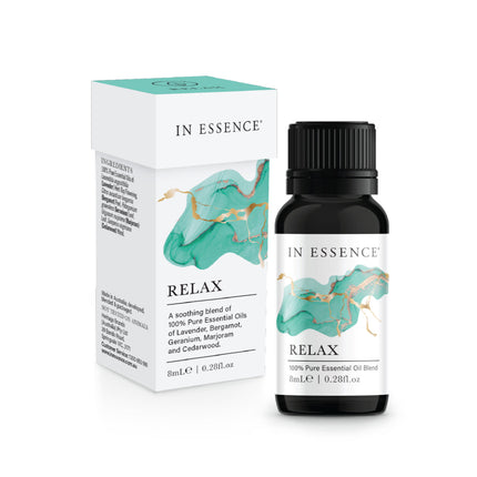 In Essence Lifestyle Relax Pure Essential Oil Blend 8mL