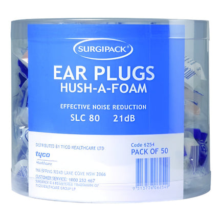 SurgiPack Foam Earplug Barrel Pieces
