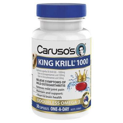 Caruso's King Krill 1000Mg 30 Capsules - OhYouLuckyDuck.com.au