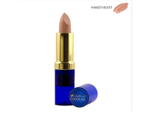 Coral Colours Naked Velvet Lipstick