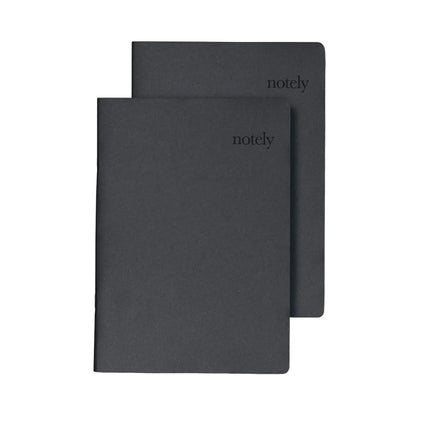 Notely Cup Notes Noir A5 Notebook Set of 2