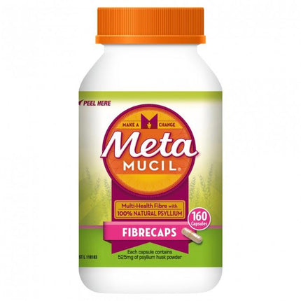 Metamucil Fibre Supplement FibreCaps 160 Capsules - OhYouLuckyDuck.com.au