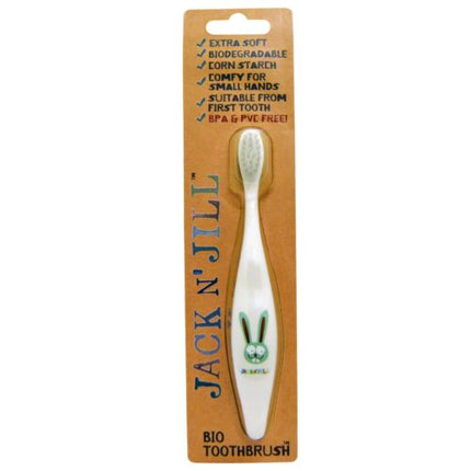Jack N Jill Hand Bio Toothbrush Bunny - OhYouLuckyDuck.com.au