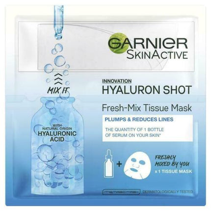 Garnier Fresh Mix Tissue Face Mask Hyaluronic Acid - OhYouLuckyDuck.com.au