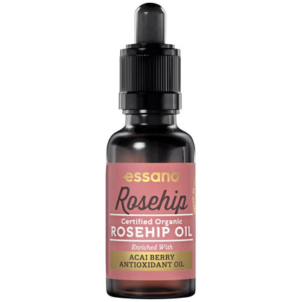 Essano Certified Organic Rosehip Oil with Acai Berry Antioxidant 20ML