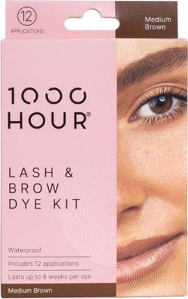 1000 Hour Lash & Brow Dye Kit Medium Brown