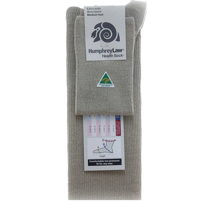 Humphrey Law Extra Wide Scots Grey Medium Sock