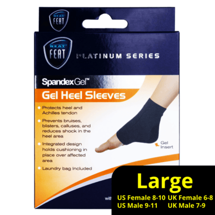 Neat Feat Spandex Heel Sleeve Large - OhYouLuckyDuck.com.au
