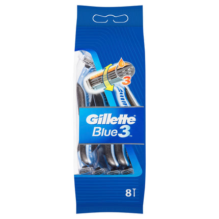 Gillette Blue Disposable Razor 8Pk
