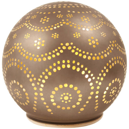 Arome Ambiance Decorative Dome Lamp Golden Bronze