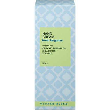 Wicked Sista Hand Cream Sweet Bergamot 125mL