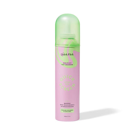 The Quick Flick Screen Whipped Body Moisturiser and After Sun Mousse 260 G