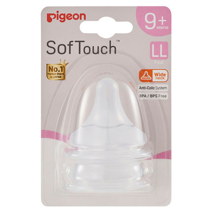 Pigeon Softouch 3 Nipple Blister LL 2PK