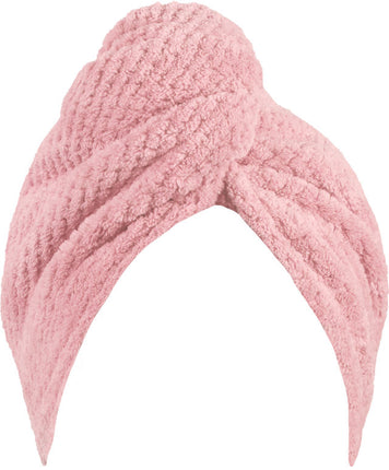 Wicked Sista Waffle Turban Hair Towel Light Pink