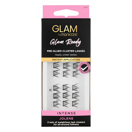 Glam Ready Pre-Glued Lashes Cluster Intense Jolene