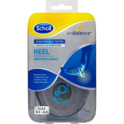 Scholl In Balance Heel Orthotic Insole Small Size