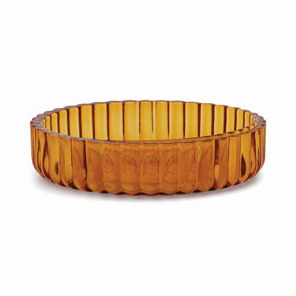 Designworks Collective Amber Glass Nesting Rim Bowls Set of 2