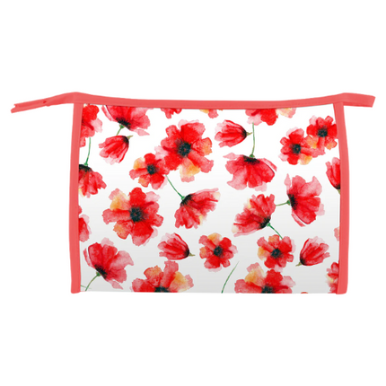 Designer Brand Blooming Beauty Pouch Bright Poppy - OhYouLuckyDuck.com.au