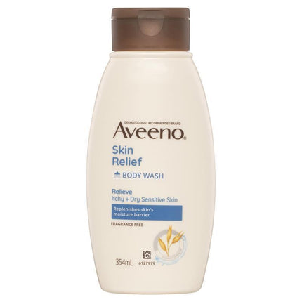 Aveeno Skin Relief Fragrance Free Body Wash 354ML