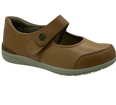 Homyped Maya Jane Womens Comfort Mary Jane Shoes in Taupe Size 9