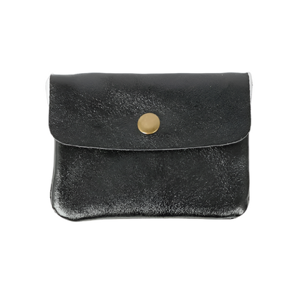 Maison Fanli Coin Purse Metallic Midnight