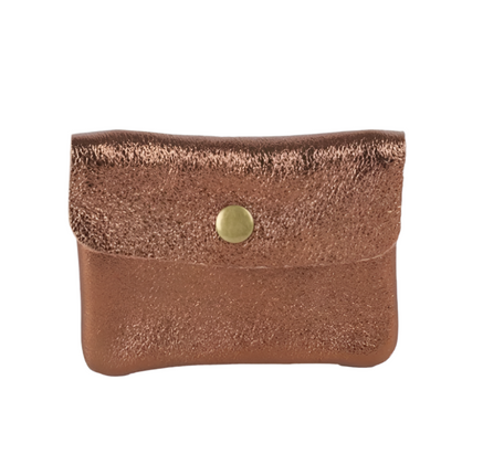 Maison Fanli Coin Purse Metallic Bronze