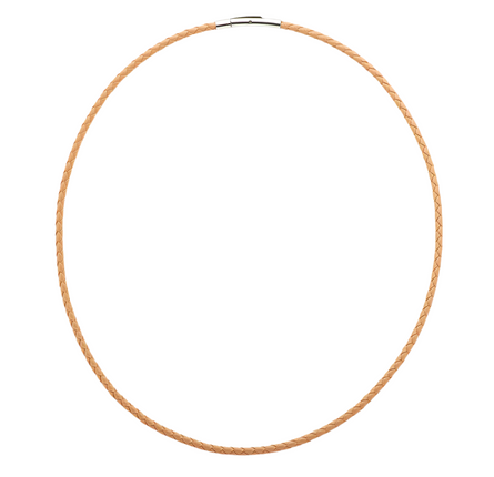 Palas Natural Fine Leather Necklace 45CM