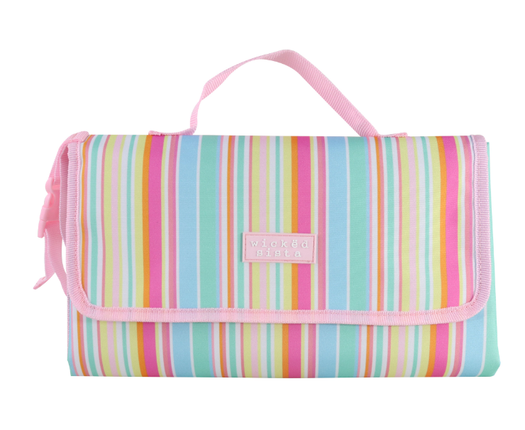 Wicked Sista Nappy Change Mat Candy Stripes