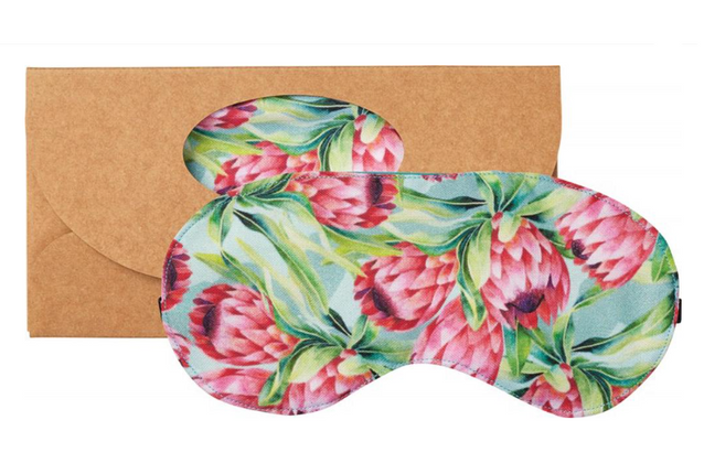 Wheatbags Love Eye Mask Protea Print