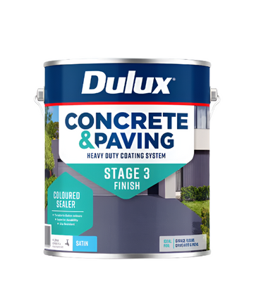 Dulux Concrete And Paving Coloured Sealer Satin Max Tint 4L