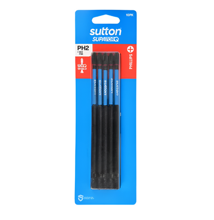 Bit Screwdriver S200 Supatorq Ph2 150MM 10PK Sutton