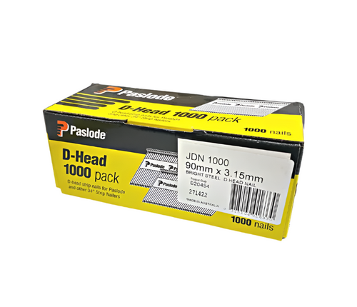 Nail Collated 90X3.15MM Bright PK1000