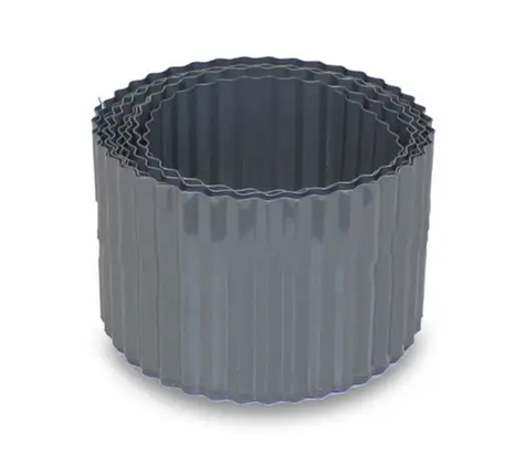 Greenlife Garden Edging Metal Slate Grey 6M x 150MM