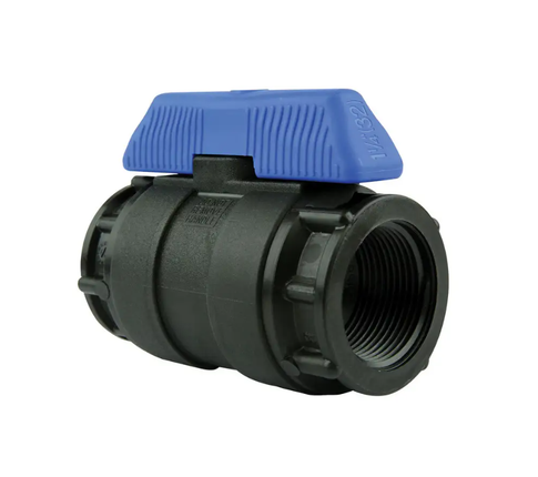 Philmac Ball Valve Poly Female 1-1/4"