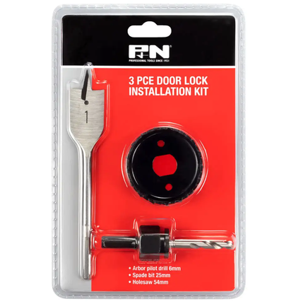 P And N Door Lock Installation Kit - 3 Piece