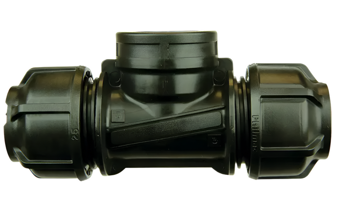 Philmac 3G Metric Tee BSP Threaded Female 40MM x 1-1/2