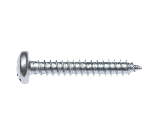 Zenith Self Tapping Screws Pan Head Zinc Plated 10G x 30MM - 100 Pack