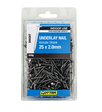 Otter Underlay Hardboard Nail 25 x 2MM 500G