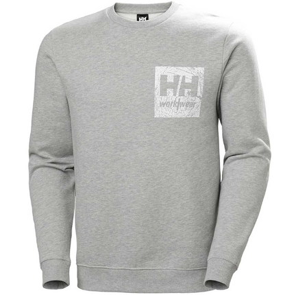 Helly Hansen Graphic Sweatshirt Light Grey Melange