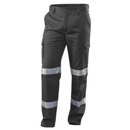 Eleven Workwear Bio-Motion 3M Tape Cargo Work Pant Charcoal Regular